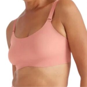 Knix revolution scoop Seamless Bra - Dusty Rose size 7 EUC